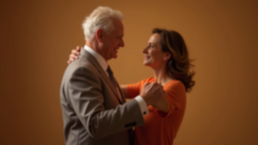 Close-up of a couple performing bachata dance in an intimate pose showing proper form and posture
