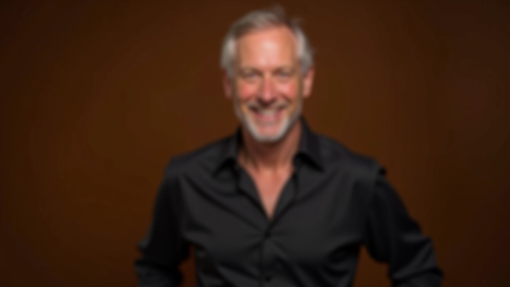 Male dance instructor, professional headshot, encouraging expression, studio lighting